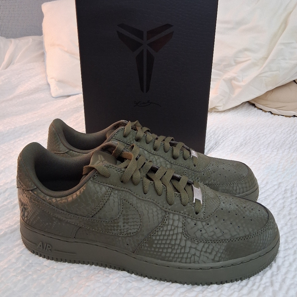 Nike Air Force One Low Kobe Bryant Forever Cargo Khaki - Picture 13 of 13